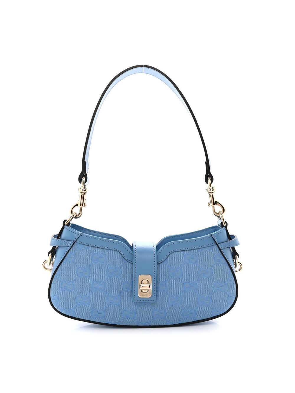 Gucci Calfskin Mini Moon Side Shoulder #284408G11B